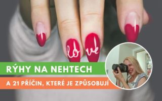 rýhy na nehtech